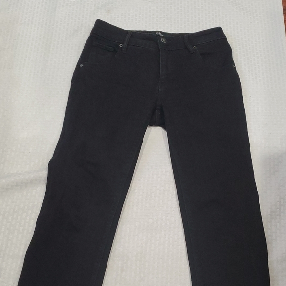 Hudson Jeans Women's Black Straight Jeans Sz 6 - Picture 11 of 11